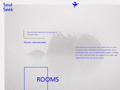 Soulseek - Landing page, refreshed and clear app case study clear electronic landing page minimal modern music soulseek typography ui ux