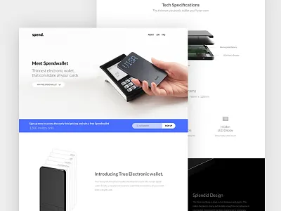 Spendwallet Website design payment spend spendwallet webdesign webpage