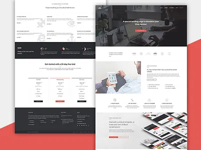 Altius Web Service Landing Page app landing page one page single page themeforest web design