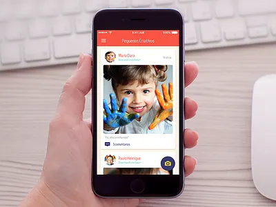 Pequenos Criativos android app application ios iphone mobile ui
