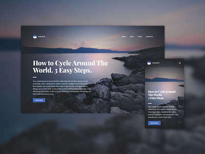 Cluster 01 Sneak Peek cluster design header inspiration ui uikit