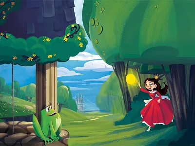 Frog Prince - 2/5 cute frog prince kidlitart magazine storytime uk