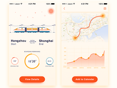 Traffic travel trip ticket app graphics interface ticket traffic travel trip ui