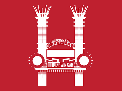 "Smokestacks" for 26shirts.com charity cincinnati sports tshirt