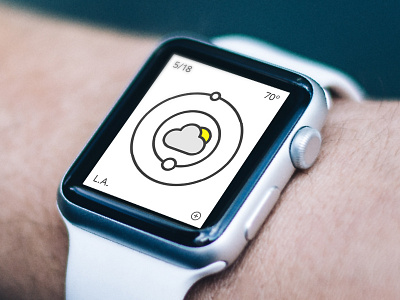 Clock & Weather APP app apple applewatch icon icons los angeles ux watch