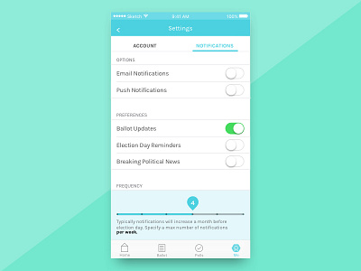 Daily UI 007 | Preferences 007 dailyui ios mobile preferences ui ux