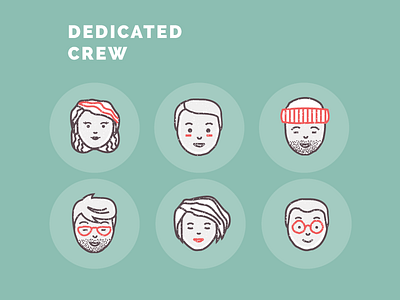 Freebie. Foodly Avatars avatar character crew facials free freebie icons portrait team