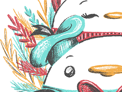 TsumTsum art daisy disney donald illo illustrated illustration painterly small print wonderground wonderground gallery
