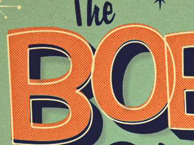 Bobbi O retro texture twentyonecreative type typography