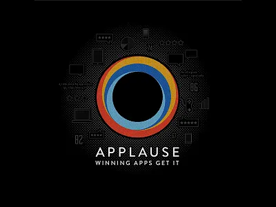 Applause Tshirt 2x 6 color applause tshirt