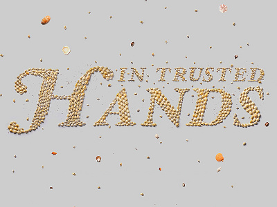 In Trusted Hands, crafted lettering for Bank of Maldives adobe craft crafted hand lettering iarafath illustration lettering ornate sea serif shells typography
