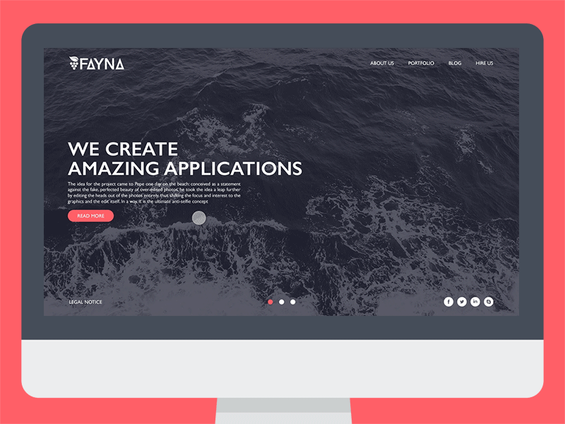 Software Development Team animation concept web website