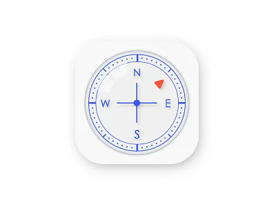 Compass Icon 2 app compus icon ios iphone ui
