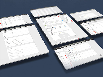 Wireframes chat contacts gmail google high fidelity inbox material skype voip whatsapp wireframe