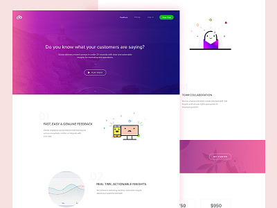 Ezisay Landing Page agency clean design landing marketing minimal operations page ui web