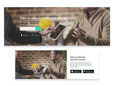 App Promo Exploration app promotion download the app homepage web