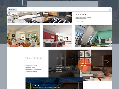 Shift Painting Landing Page bootstrap construction conversion design home improvement landing layout page paint ppc web