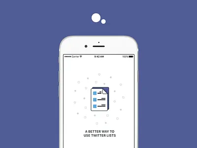 Easylistr app login app bird easylistr icon list lists login purple twitter