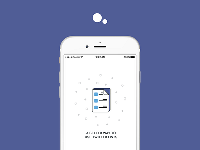 Easylistr app login app bird easylistr icon list lists login purple twitter