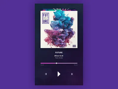 Music Player UI dailyui music player ui user interface
