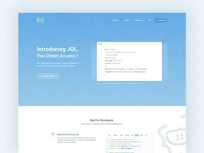 CodePoint Landing Page app clean design flat landing landing page minimal product ui ux web website