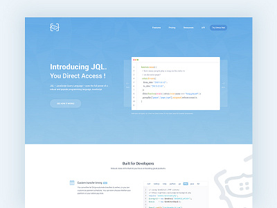 CodePoint Landing Page app clean design flat landing landing page minimal product ui ux web website