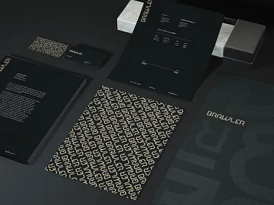 Brawler Full Identity art direction brand branding design logo logotype typography