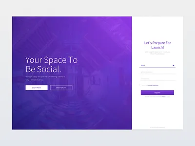 Minimal Tech Login Page form login tech ui web