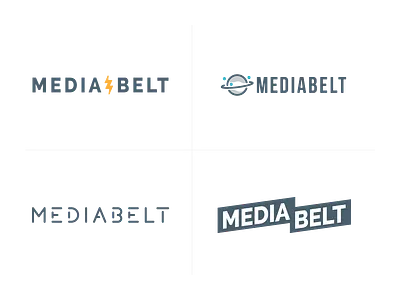 MediaBelt font quiver logo