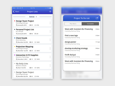 Day 042 - To Do List 3dtouch dailyui design iphone list mobile project todolist ux