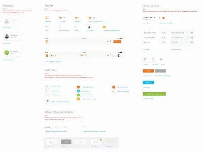 Cake iOS app style guide button icons sketch styleguide ui ux