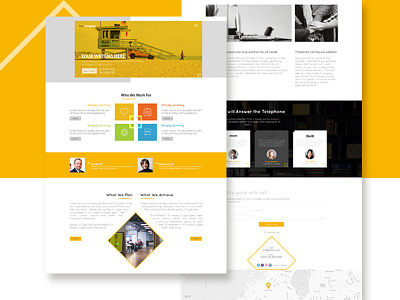 Business Responsive Website Template agency business clean design landing marketing minimal operations page ui web website