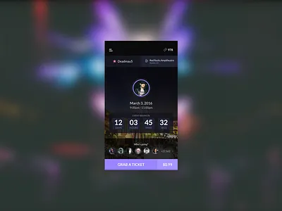 Instacrowd Mobile concert event mobile single event ticket