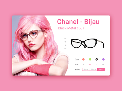 Daily UI #7 Settings 07 clean dailyui e commerce opticals settings specs ui ux web website