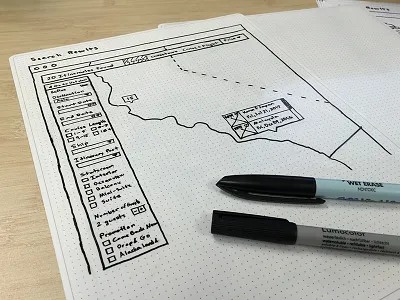 Search Results Sketches map result search sketch sketching swipies web wireframe