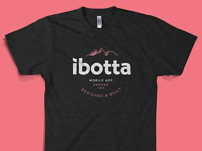 Designed and Built in Denver illustration screen print t shirt