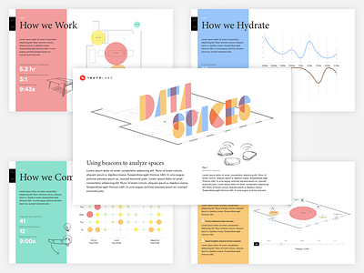 Data Spaces custom typography data dataviz graph illustration isometric map smart offices