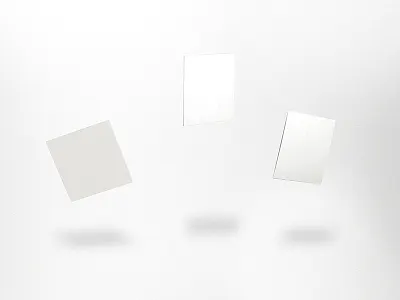 Floating Cards Photo business cards floating mock up photo template