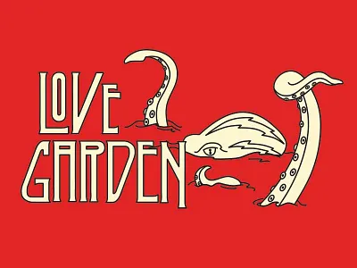 Love Garden Squids jersey kickball led zeppelin music typography