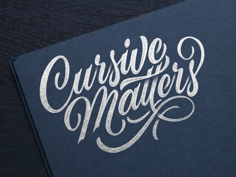 Example of Cursive Matters