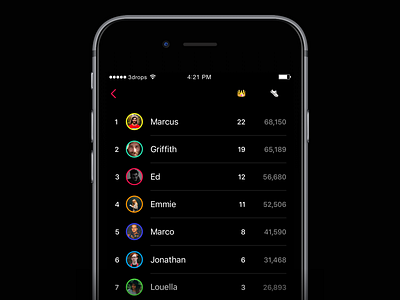 Leaderboard app count ios step ui