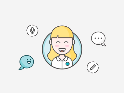 Log in motion character design flat login motion ui user