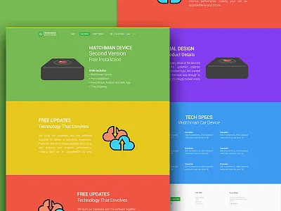 WatchMan device featured communication design graphic design information interaction design ui usability ux vehicle webdesign