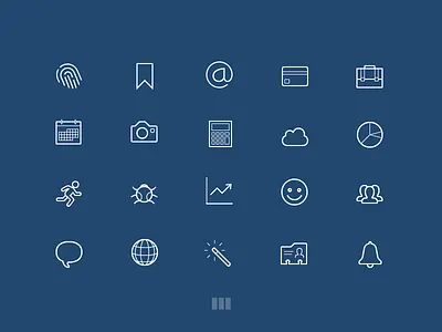 BPXL Icons - Starter Set bpxl eps flat free freebie icon icons png resource set