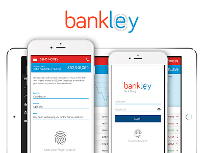 Bankley Mockups bank browser design desktop interface ipad iphone mobile mockup tablet ui ux