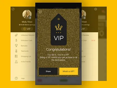 VIP exploration illustration mobile ui ux