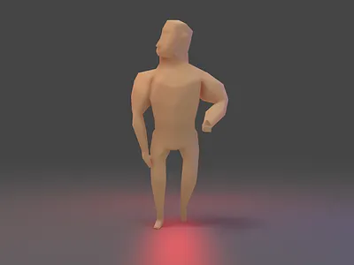 Character Study IV 3d blender character game development modelling
