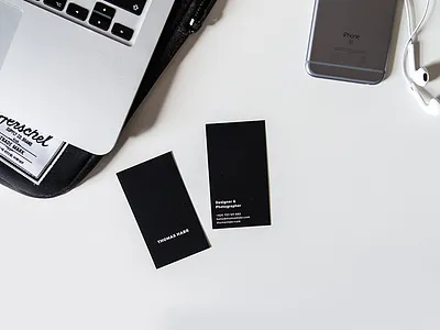 Minimal & Simple – Business cards 2d business cards iphone macbook minimalistic photography print simple
