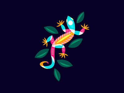 Lizard color darkside leaves lizard overlay