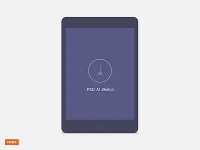 Free minimal dark tablet mockup ai dark flat freebie ipad mockup portrait psd sketch tablet